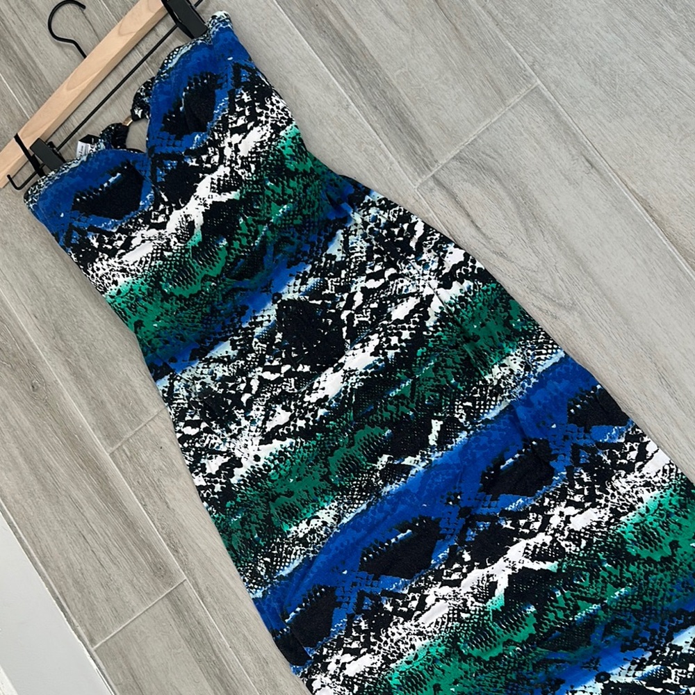 Bebe Strapless Maxi Dress - Picture 8 of 9